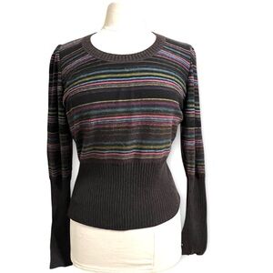 Catherine André Striped Knit Sweater